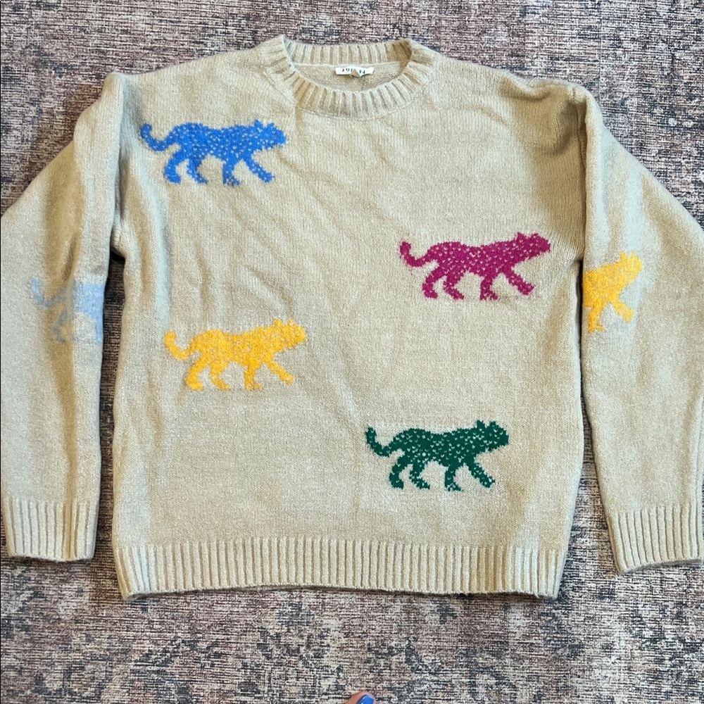 JODIFL Beige Knit Sweater